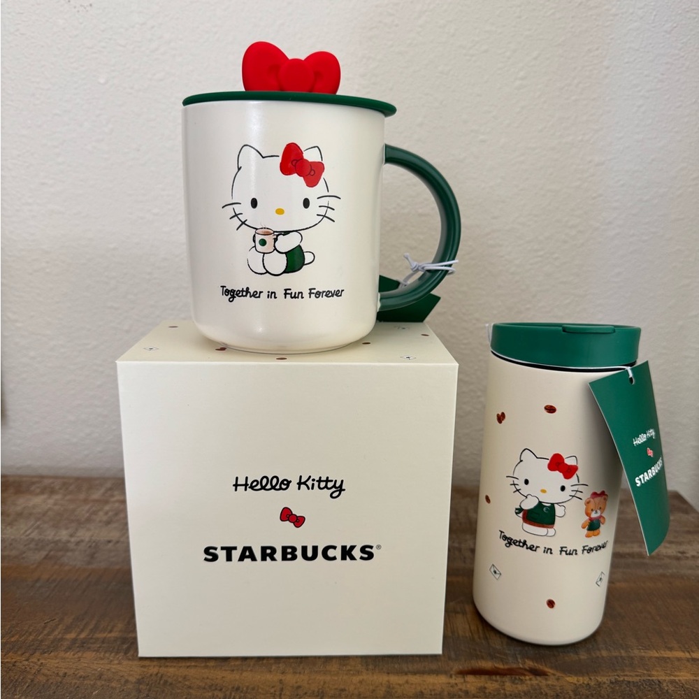 Starbucks x Hello Kitty 16oz Mug & 12oz Tumbler Set